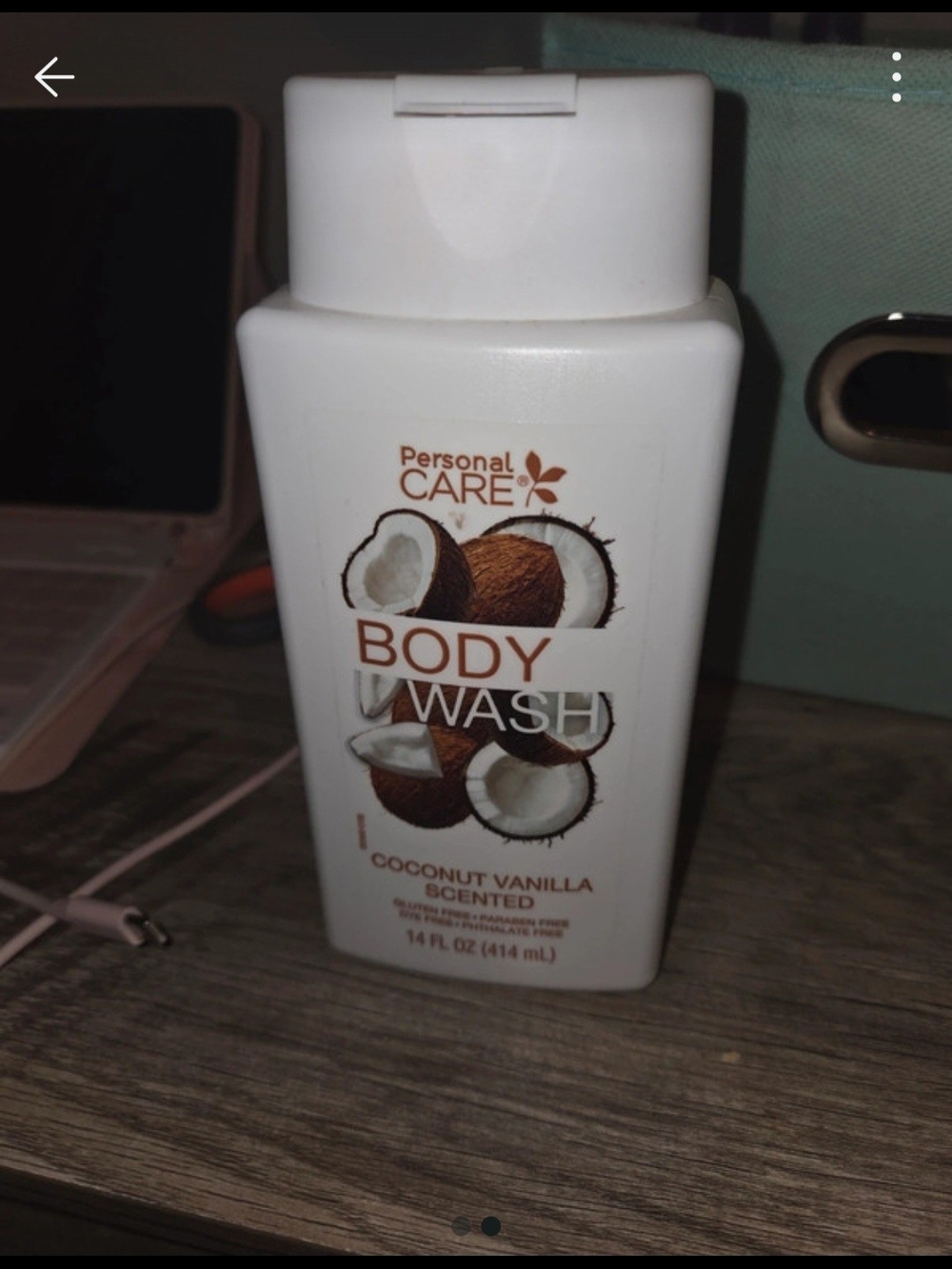 Persona Coconut Vanilla Body Wash - White